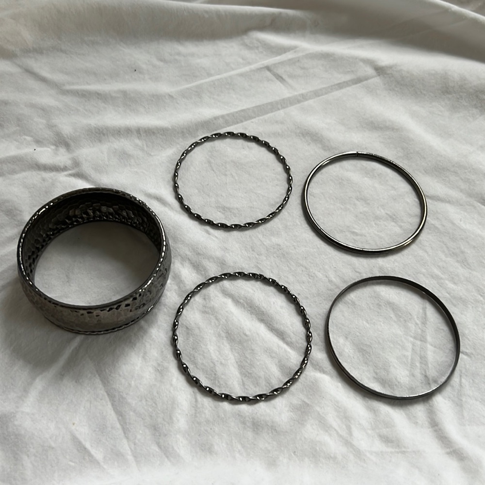 Pewter Bangles